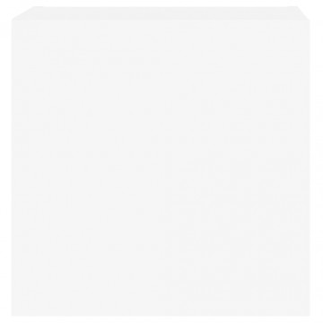 Comode TV de perete, 2 buc., alb, 40,5x30x40 cm, lemn prelucrat - Img 7