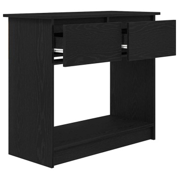 Consolă cu sertare Negru 85,5x38,5x74,5 cm - Img 8