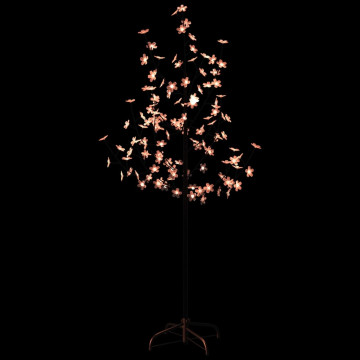 Copac cu flori de cireș, alb cald, 84 LED-uri, 120 cm - Img 3