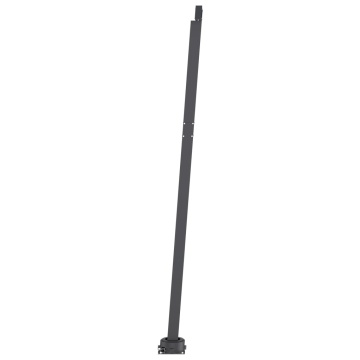 Copertină automată cu senzor vânt&LED, galben&alb, 450x300 cm - Img 7