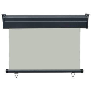 Copertină laterală de balcon, gri, 100 x 250 cm - Img 4