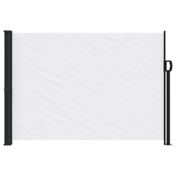 Copertină laterală retractabilă, alb, 140x600 cm - Img 2