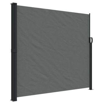 Copertină laterală retractabilă, antracit, 180x600 cm - Img 2
