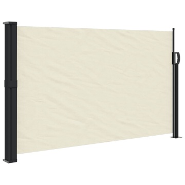 Copertină laterală retractabilă, crem, 120x300 cm - Img 2
