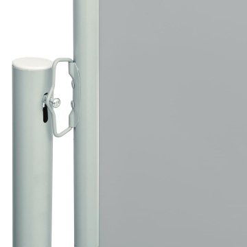 Copertină laterală retractabilă de terasă, gri, 180x600 cm - Img 3