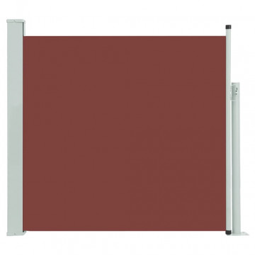 Copertină laterală retractabilă de terasă, maro, 170 x 300 cm - Img 2