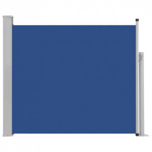 Copertină laterală retractabilă terasă, albastru, 100x300 cm - Img 2