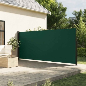 Copertina laterală retractabilă, verde închis, 160x300 cm - Img 1