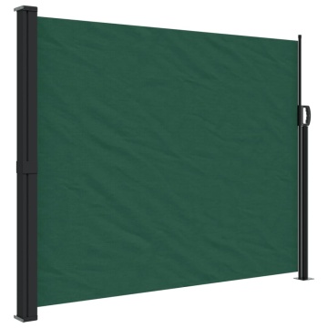 Copertina laterală retractabilă, verde închis, 160x500 cm - Img 2