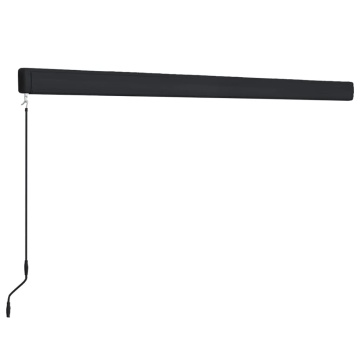 Copertină manuală tip casetă, albastru și alb, 350 x 250 cm - Img 4