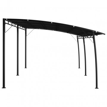 Copertină pavilion de grădină, antracit, 6x3x2,55 m - Img 3