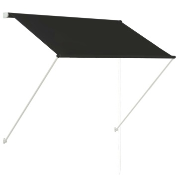 Copertină retractabilă, antracit, 100 x 150 cm - Img 2