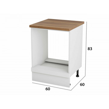 Corp cuptor, Alfa, Alb, blat termic nuc, PAL, 83x60x60 cm - Img 4