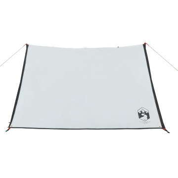 Cort camping, 2 persoane, alb, țesătură opacă, impermeabil - Img 8