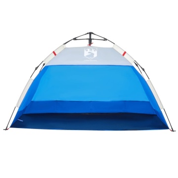 Cort camping 2 persoane albastru azur impermeabil setare rapidă - Img 8