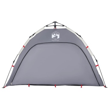 Cort camping 2 persoane gri impermeabil setare rapidă - Img 5