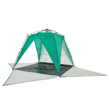 Cort camping 4 persoane verde marin impermeabil setare rapidă - Img 8