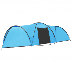 Cort camping tip iglu, 8 persoane, albastru, 650x240x190 cm - Img 8
