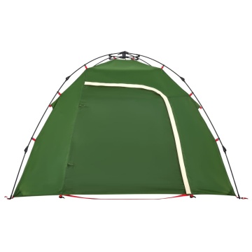 Cort de camping cupolă 3 persoane, setare rapidă, verde - Img 7