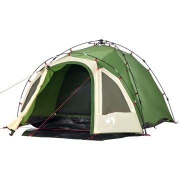 Cort de camping cupolă 3 persoane, setare rapidă, verde - Img 4
