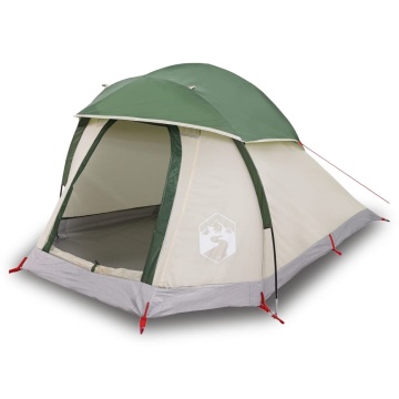 Cort de camping cupolă pentru 1 persoană, verde, impermeabil - Img 2