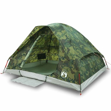 Cort de camping cupolă pentru 2 persoane, camuflaj, impermeabil - Img 2