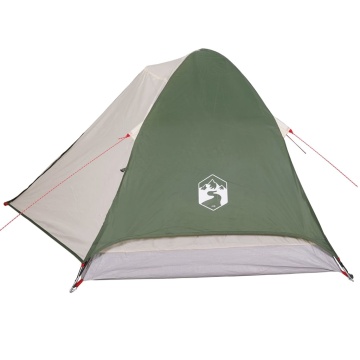 Cort de camping cupolă pentru 2 persoane, verde, impermeabil - Img 7