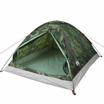 Cort de camping cupolă pentru 4 persoane, camuflaj, impermeabil - Img 4