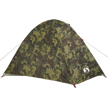 Cort de camping cupolă pentru 4 persoane, camuflaj, impermeabil - Img 6