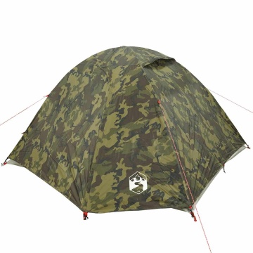 Cort de camping cupolă pentru 4 persoane, camuflaj, impermeabil - Img 8