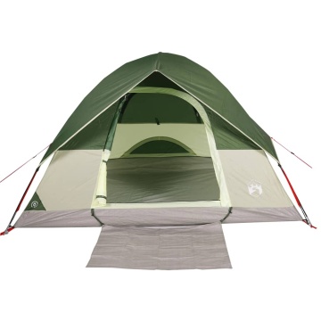 Cort de camping cupolă pentru 4 persoane, verde, impermeabil - Img 7