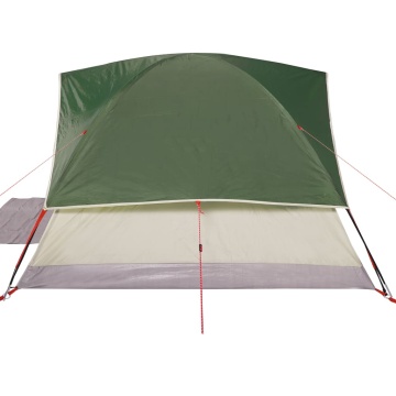 Cort de camping cupolă pentru 6 persoane, verde, impermeabil - Img 7