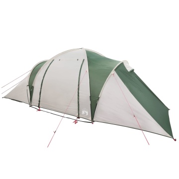 Cort de camping cupolă pentru 6 persoane, verde, impermeabil - Img 8