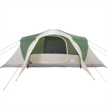 Cort de camping cupolă pentru 6 persoane, verde, impermeabil - Img 6
