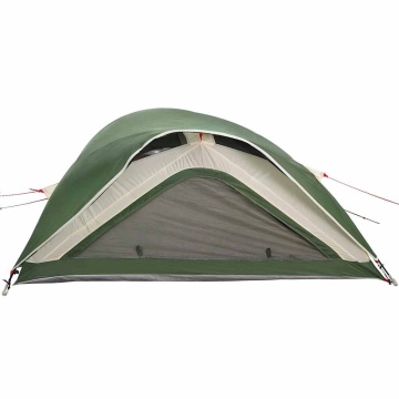 Cort de camping pentru 1 persoană, verde, impermeabil - Img 5