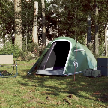 Cort de camping pentru 2 persoane, verde, impermeabil - Img 3