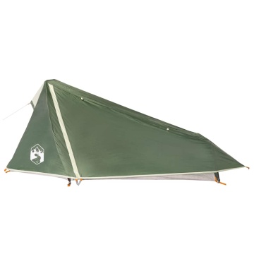 Cort de camping tunel pentru 1 persoană, verde, impermeabil - Img 5