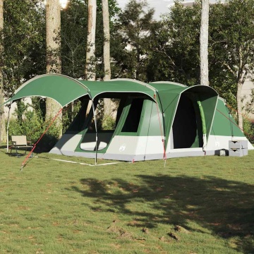 Cort de camping tunel pentru 5 persoane, verde, impermeabil - Img 3