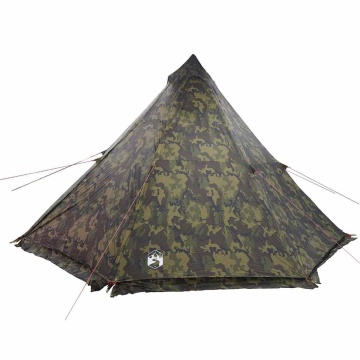 Cort de familie Tipi pentru 6 persoane, camuflaj, impermeabil - Img 7