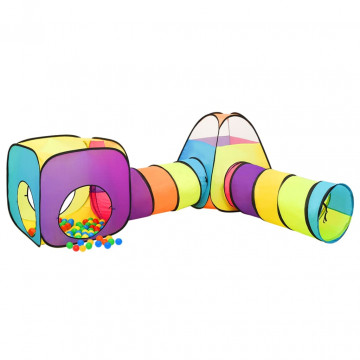 Cort de joacă pentru copii, 250 bile, multicolor, 190x264x90 cm - Img 2
