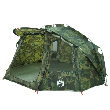 Cort de pescuit pentru 5 persoane, camuflaj, impermeabil - Img 4