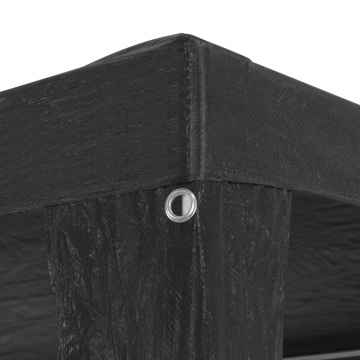 Cort de petrecere, antracit, 3 x 12 m, PE - Img 4