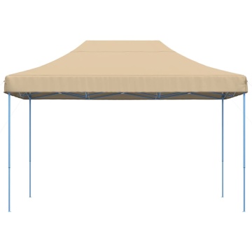 Cort de petrecere pliabil Pop-Up, 410x279x315 cm, bej - Img 3