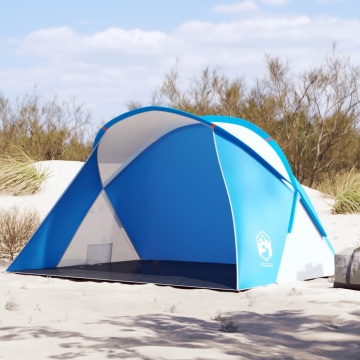 Cort de plajă 2 persoane pop-up albastru azur, rezistent la apă - Img 1