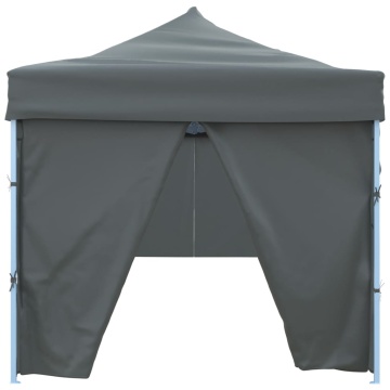 Cort petrecere pliabil cu 8 pereți laterali, antracit, 3 x 9 m - Img 5