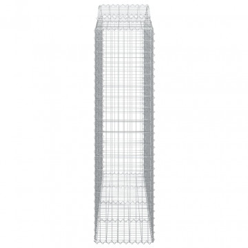 Coș gabion arcuit, 200x50x180/200 cm, fier galvanizat - Img 4
