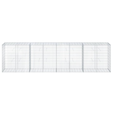 Coș gabion cu capac, 400x50x100 cm, fier galvanizat - Img 3