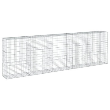 Coș gabion cu capac, 500x50x150 cm, fier galvanizat - Img 2