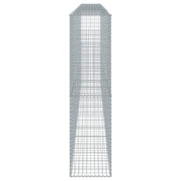 Coș gabion cu capac, 600x50x200 cm, fier galvanizat - Img 4