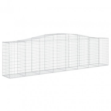 Coșuri gabion arcuite 4 buc, 400x50x100/120 cm fier galvanizat - Img 3